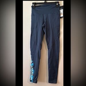 Under Armour Blue Swim Leggings Performance Fit
